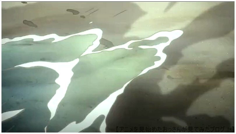海水で流れる足跡91Days アニメ　の意味深なラスト　【素晴らしく良い！】「91Days」をアニメを見始めたおっさんが見てみた！【評価･レビュー･感想★★★★★】 #91デイズ #91Days #イケボ #声優